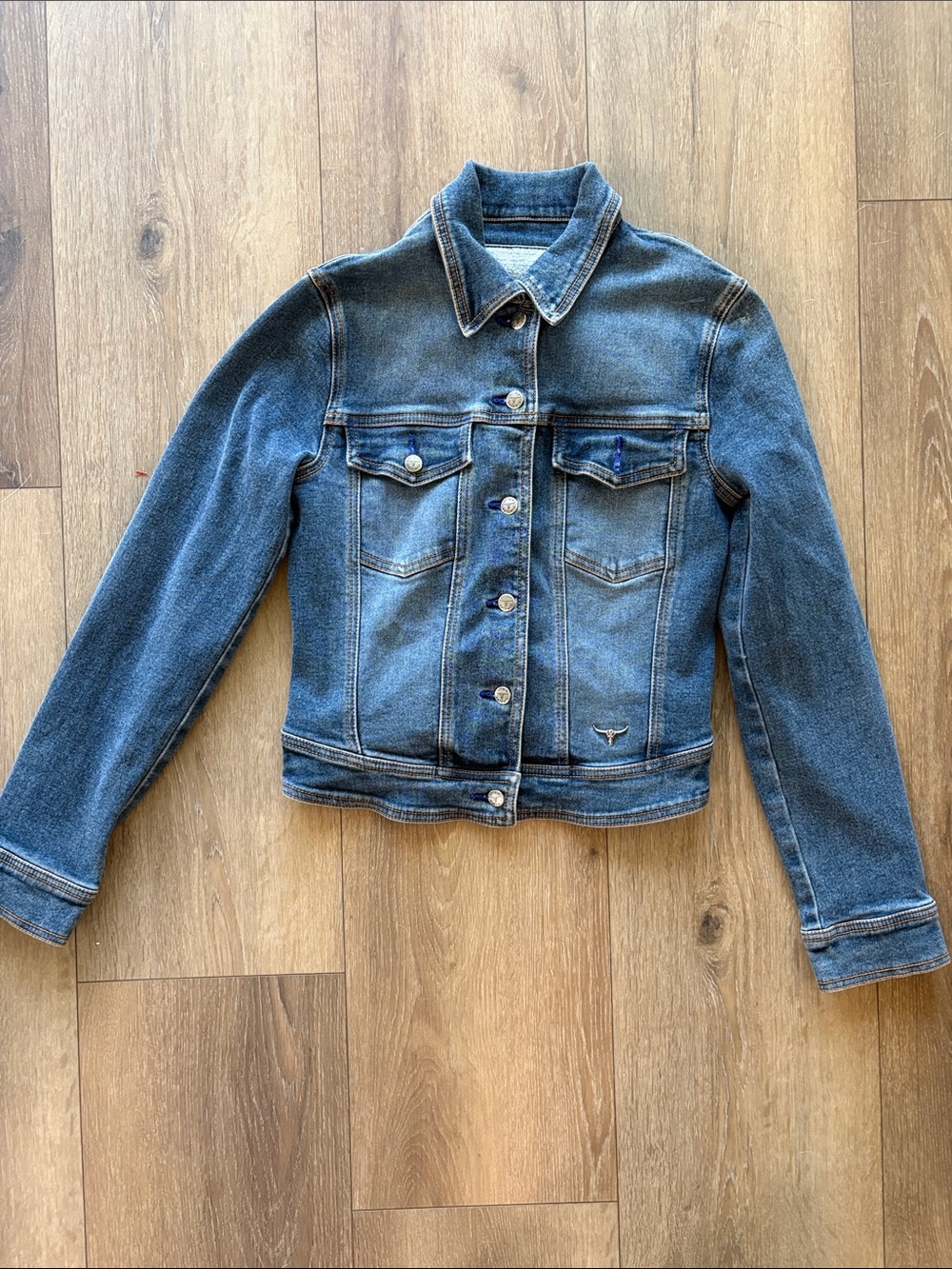 Sergio Valente Vintage-Style Blue Denim Jacket